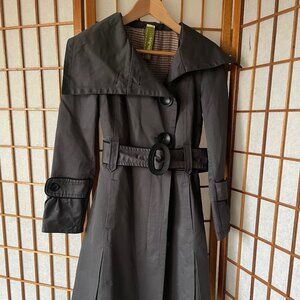 Soia & Kyo Fit and Flare Trenchcoat Y2K XS